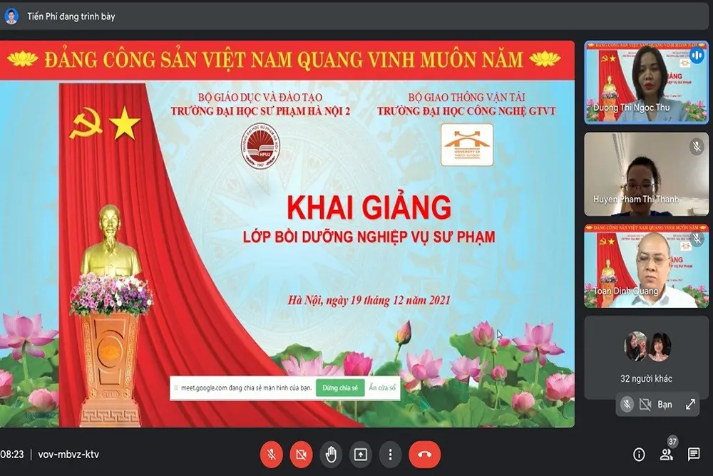 Học nghiệp vụ sư phạm online