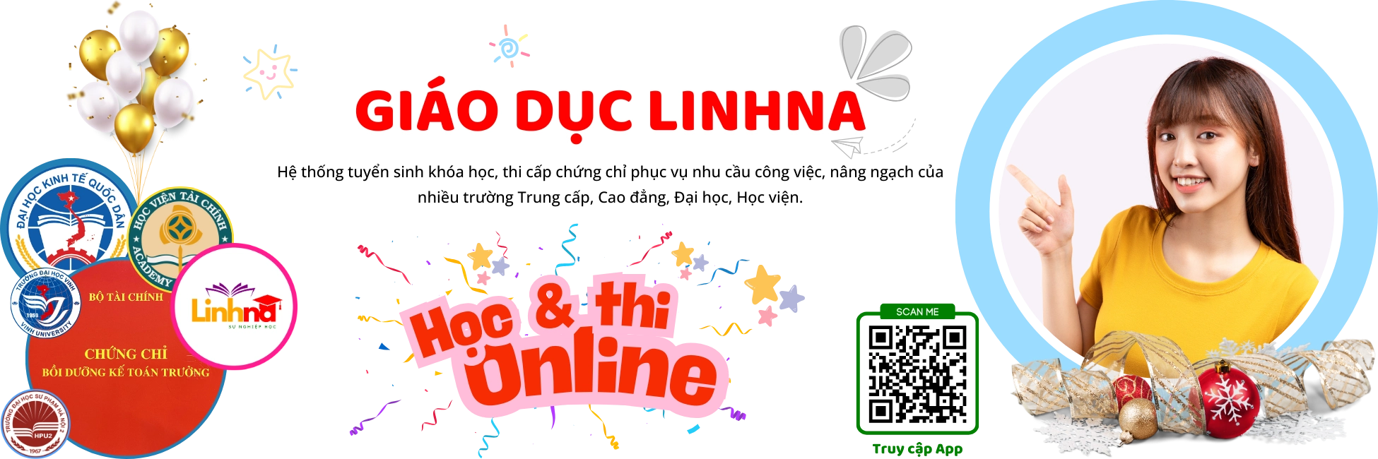 Banner giới thiệu Giáo dục Linhna