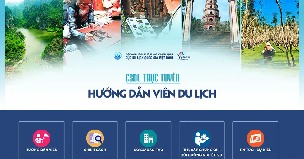 Hướng dẫn tra cứu cơ sở dữ liệu hướng dẫn viên du lịch [hienthinam]