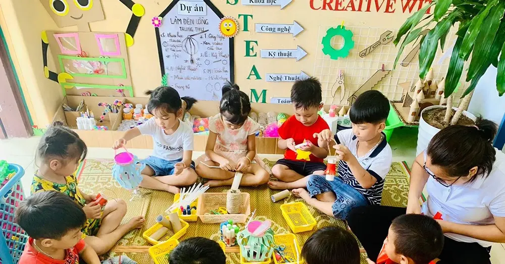 Tìm hiểu phương pháp steam trong giáo dục mầm non