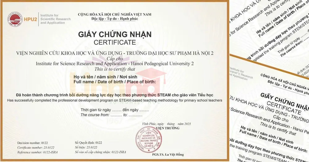 Khóa học bồi dưỡng phương pháp giảng dạy STEAM cho giáo viên Tiểu học