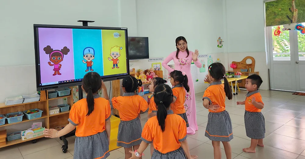 Giáo viên mầm non yêu cầu bằng tiếng Anh A2 trở lên