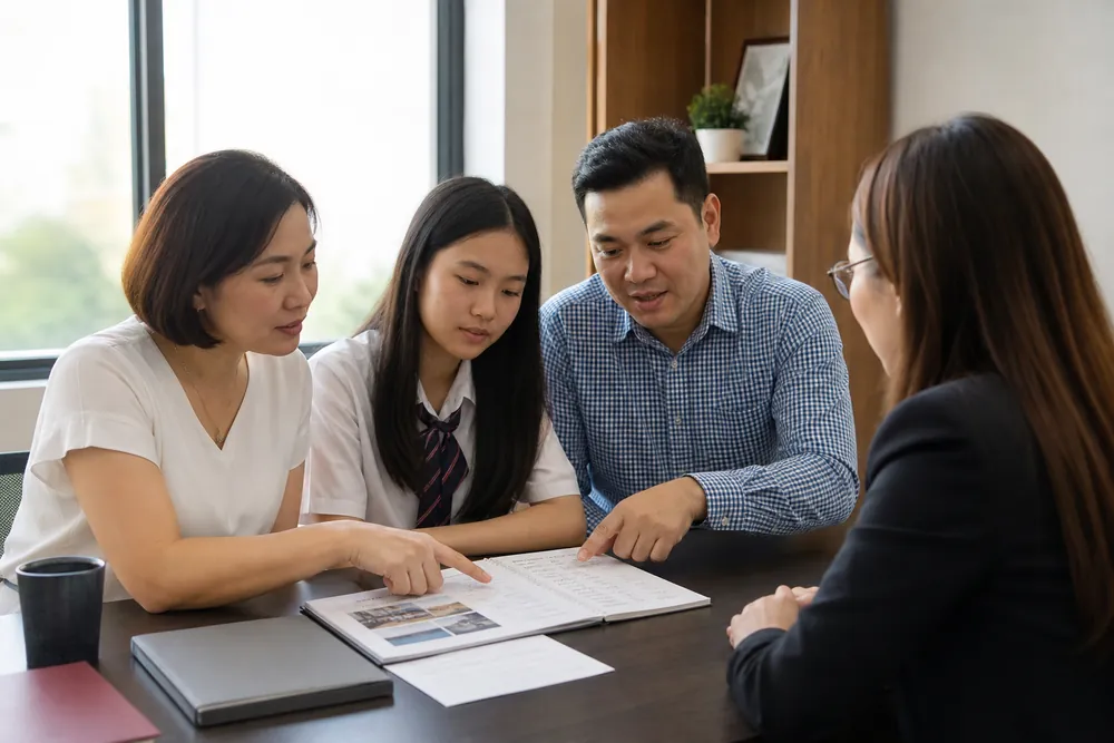 Gia đình Việt Nam trao đổi lựa chọn học chương trình quốc tế tại Hà Nội thay vì du học toàn thời gian
